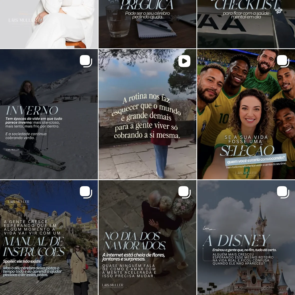 Feed do Instagram de Laís Müller